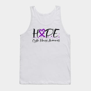 Hope Cystic Fibrosis Awareness Tank Top